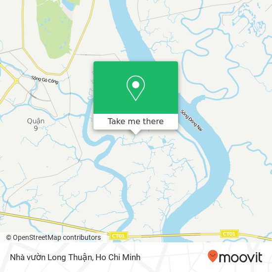 Nhà vườn Long Thuận map