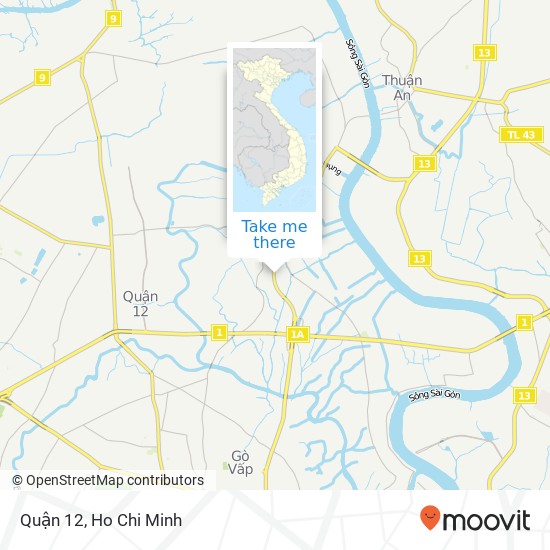 Quận 12 map