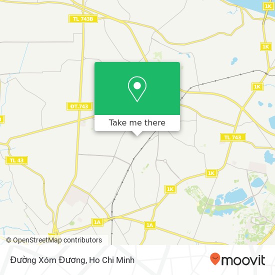 Đường Xóm Đương map