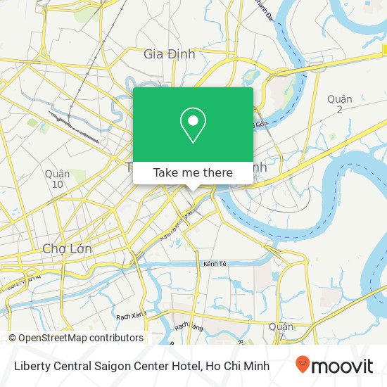 Liberty Central Saigon Center Hotel map