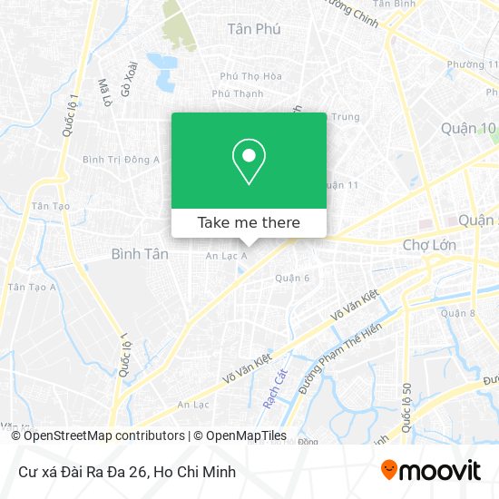 Cư xá Đài Ra Đa 26 map
