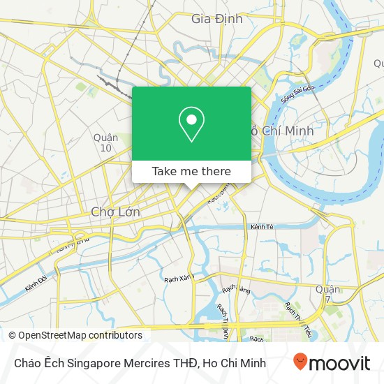 Cháo Ếch Singapore Mercires THĐ map