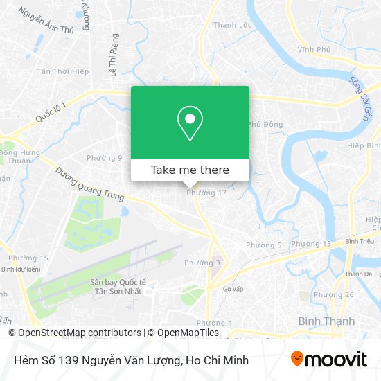 Hẻm Số 139 Nguyễn Văn Lượng map