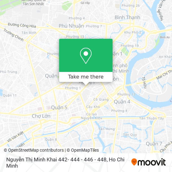 Nguyễn Thị Minh Khai 442- 444 - 446 - 448 map