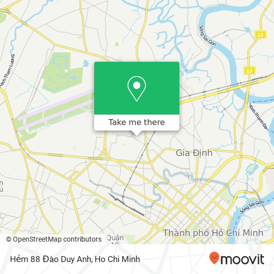 Hẻm 88 Đào Duy Anh map