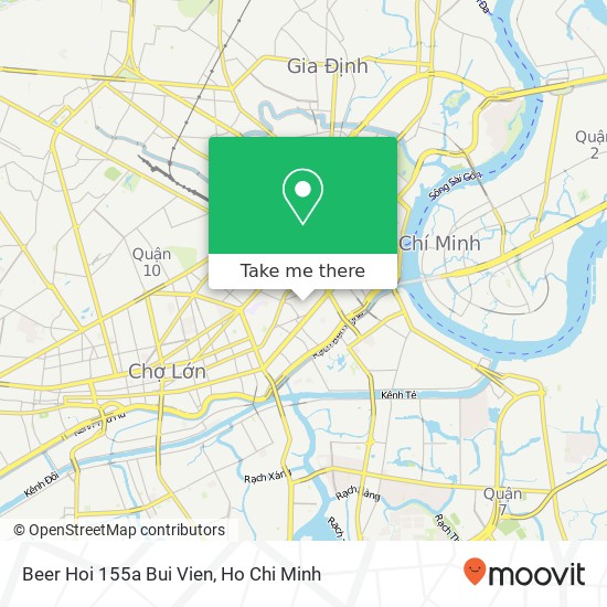 Beer Hoi 155a Bui Vien map