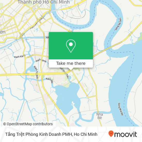 Tầng Trệt Phòng Kinh Doanh PMH map