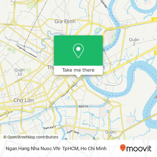 Ngan Hang Nha Nuoc VN- TpHCM map