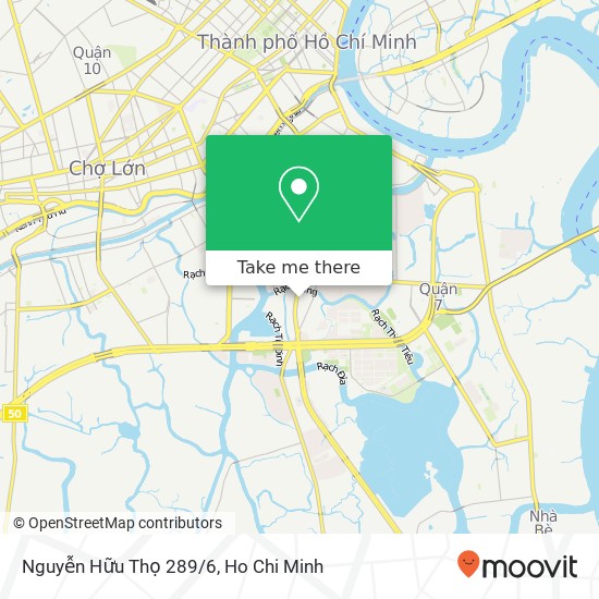 Nguyễn Hữu Thọ 289/6 map