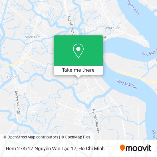 Hẽm 274/17 Nguyễn Văn Tạo 17 map