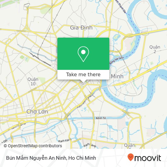 Bún Mắm Nguyễn An Ninh map