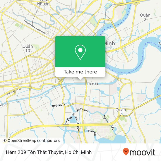 Hẻm 209 Tôn Thất Thuyết map