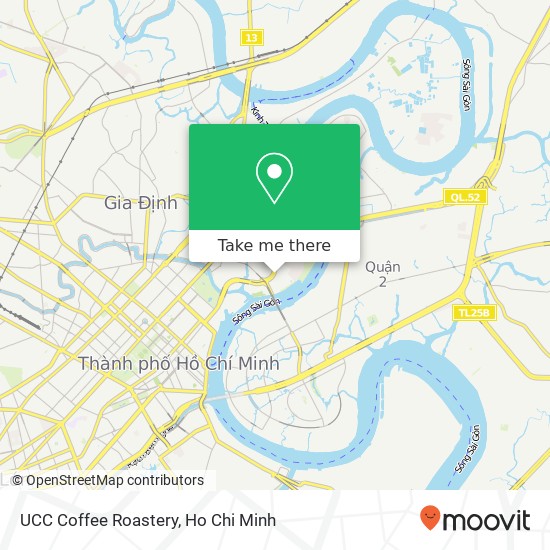 UCC Coffee Roastery map