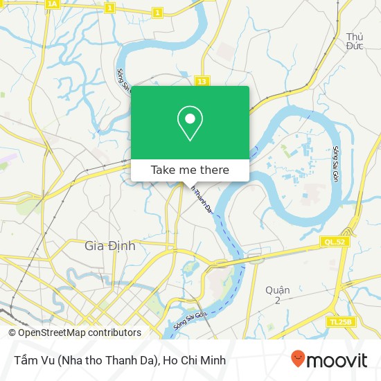 Tầm Vu (Nha tho Thanh Da) map