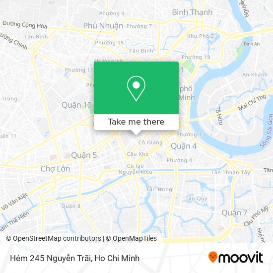 Hẻm 245 Nguyễn Trãi map