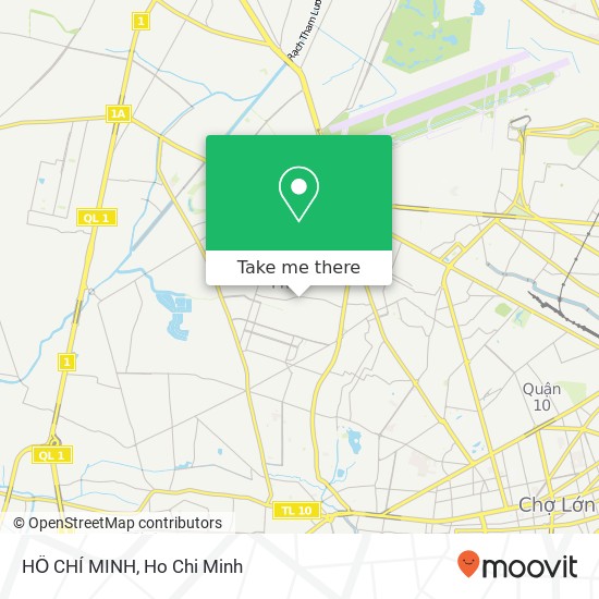 HỒ CHÍ MINH map