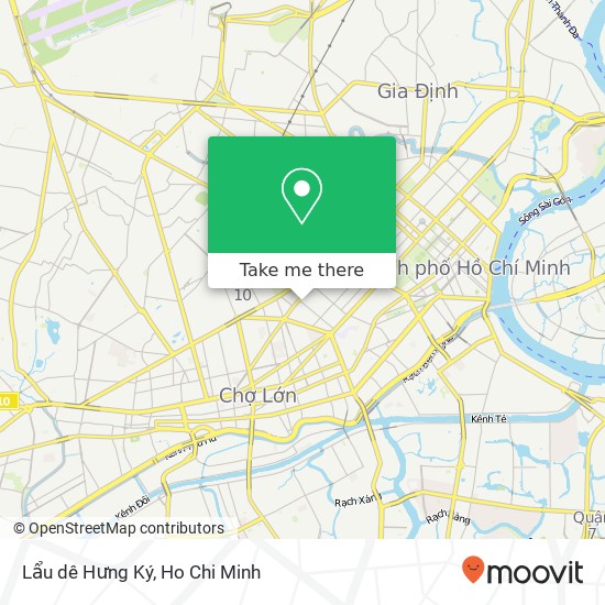 Lẩu dê Hưng Ký map