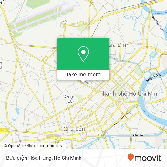 Bưu điện Hòa Hưng map