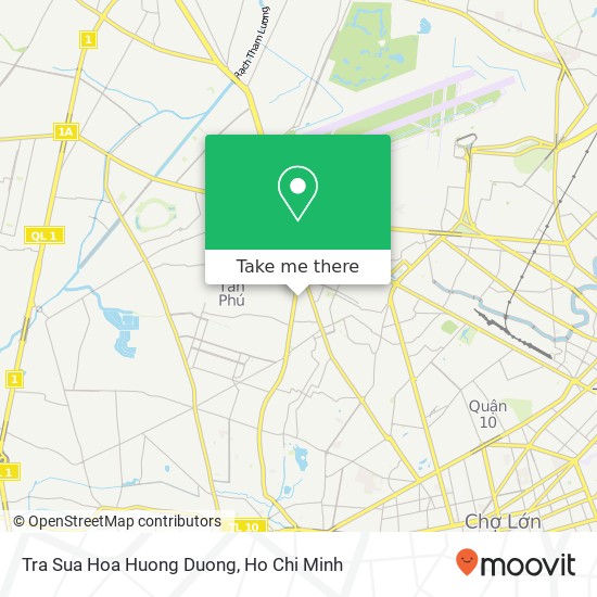 Tra Sua Hoa Huong Duong map