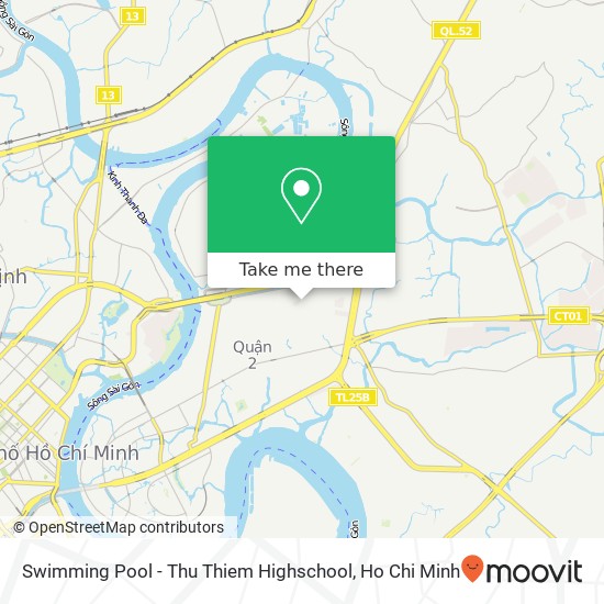 Swimming Pool - Thu Thiem Highschool map