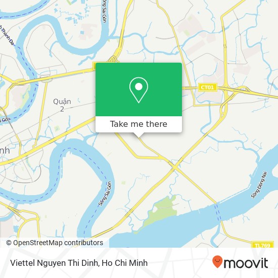 Viettel Nguyen Thi Dinh map