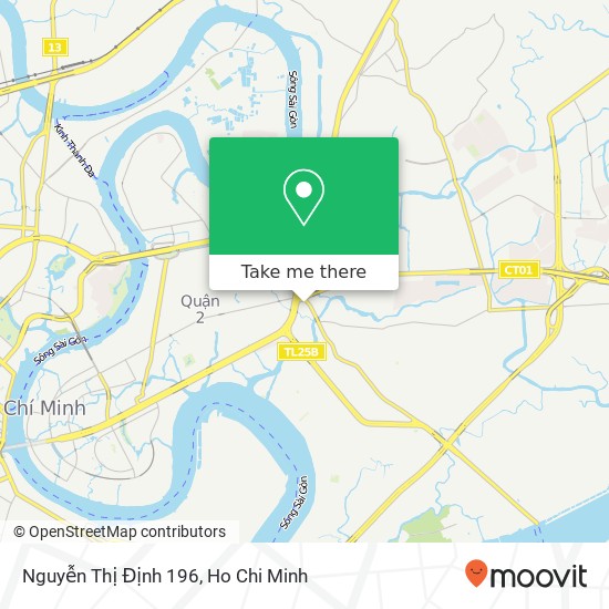 Nguyễn Thị Định 196 map