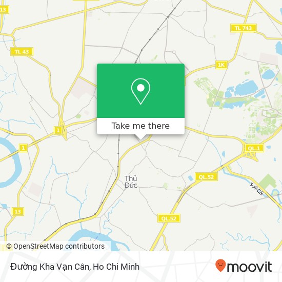 Đường Kha Vạn Cân map