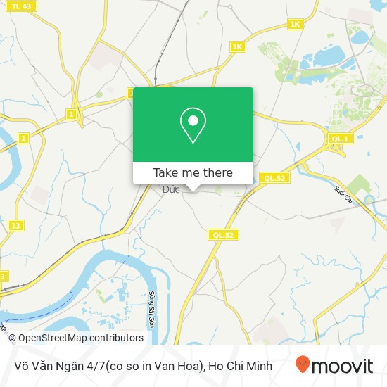 Võ Văn Ngân 4 / 7(co so in Van Hoa) map