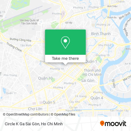 Circle K Ga Sài Gòn map