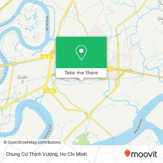 Chung Cư Thịnh Vượng map