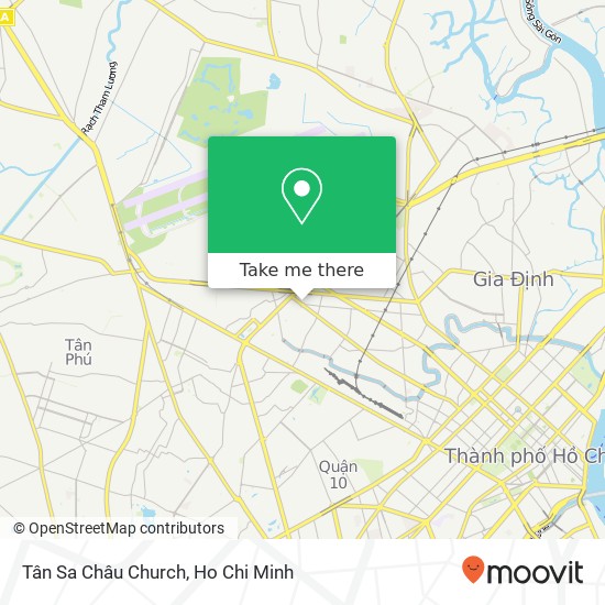 Tân Sa Châu Church map