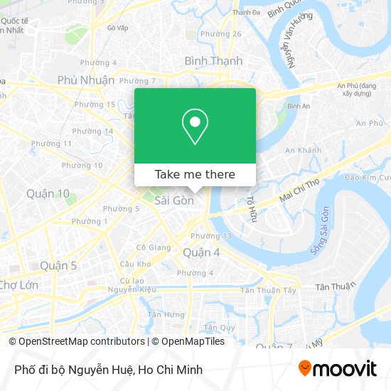 Phố đi bộ Nguyễn Huệ map