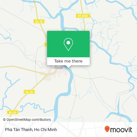 Phà Tân Thanh map