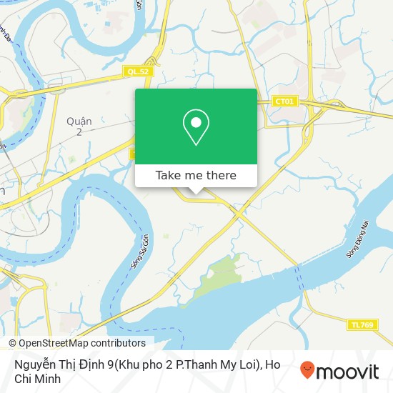 Nguyễn Thị Định 9(Khu pho 2 P.Thanh My Loi) map