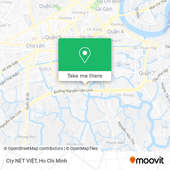 Cty NÉT VIỆT map