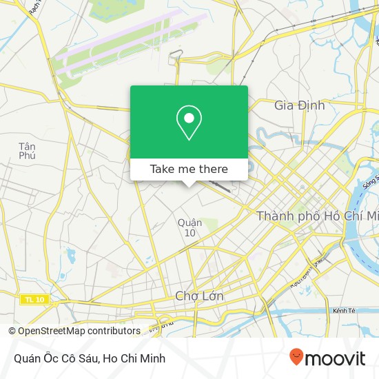 Quán Ốc Cô Sáu map