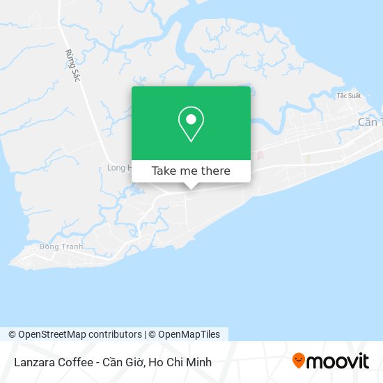Lanzara Coffee - Cần Giờ map