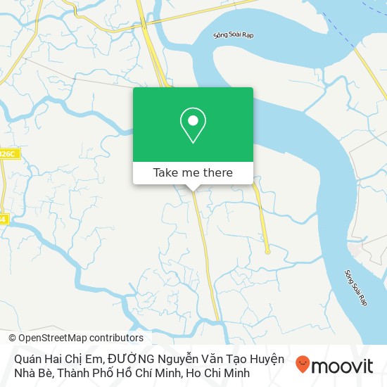 Quán Hai Chị Em, ĐƯỜNG Nguyễn Văn Tạo Huyện Nhà Bè, Thành Phố Hồ Chí Minh map