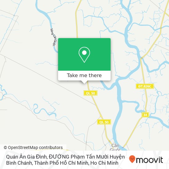 Quán Ăn Gia Đình, ĐƯỜNG Phạm Tấn Mười Huyện Bình Chánh, Thành Phố Hồ Chí Minh map