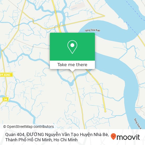 Quán 404, ĐƯỜNG Nguyễn Văn Tạo Huyện Nhà Bè, Thành Phố Hồ Chí Minh map