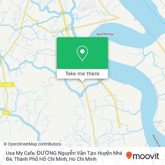 Usa My Cafe, ĐƯỜNG Nguyễn Văn Tạo Huyện Nhà Bè, Thành Phố Hồ Chí Minh map
