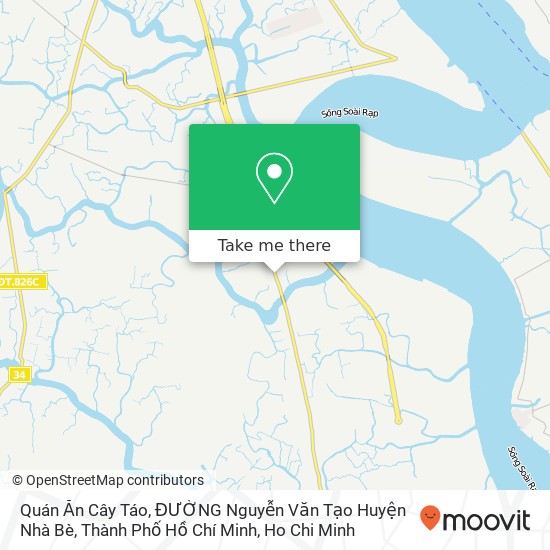 Quán Ăn Cây Táo, ĐƯỜNG Nguyễn Văn Tạo Huyện Nhà Bè, Thành Phố Hồ Chí Minh map