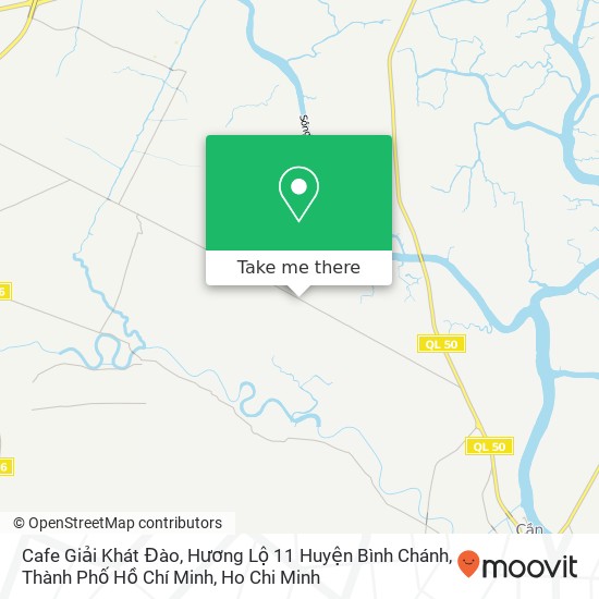 Cafe Giải Khát Đào, Hương Lộ 11 Huyện Bình Chánh, Thành Phố Hồ Chí Minh map