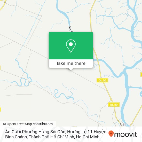 Áo Cưới Phương Hằng Sài Gòn, Hương Lộ 11 Huyện Bình Chánh, Thành Phố Hồ Chí Minh map