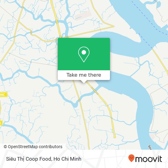 Siêu Thị Coop Food map