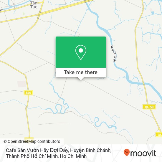 Cafe Sân Vườn Hãy Đợi Đấy, Huyện Bình Chánh, Thành Phố Hồ Chí Minh map
