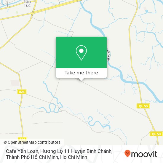 Cafe Yến Loan, Hương Lộ 11 Huyện Bình Chánh, Thành Phố Hồ Chí Minh map