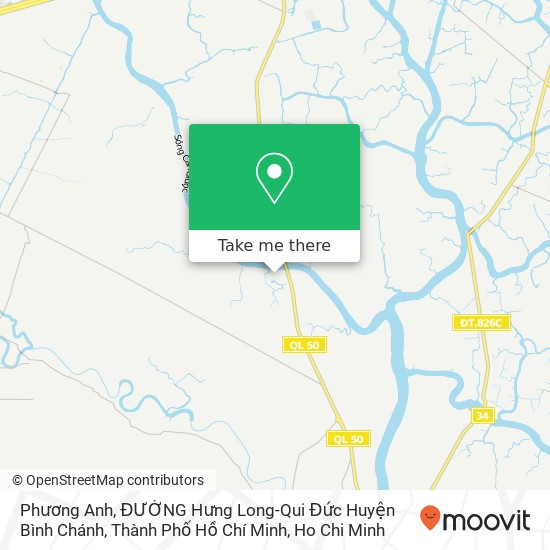 Phương Anh, ĐƯỜNG Hưng Long-Qui Đức Huyện Bình Chánh, Thành Phố Hồ Chí Minh map
