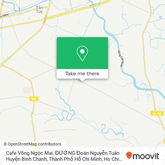 Cafe Võng Ngọc Mai, ĐƯỜNG Đoàn Nguyễn Tuân Huyện Bình Chánh, Thành Phố Hồ Chí Minh map