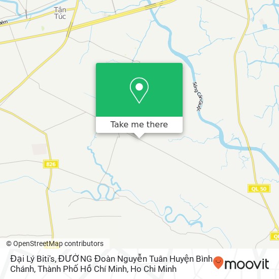 Đại Lý Biti's, ĐƯỜNG Đoàn Nguyễn Tuân Huyện Bình Chánh, Thành Phố Hồ Chí Minh map